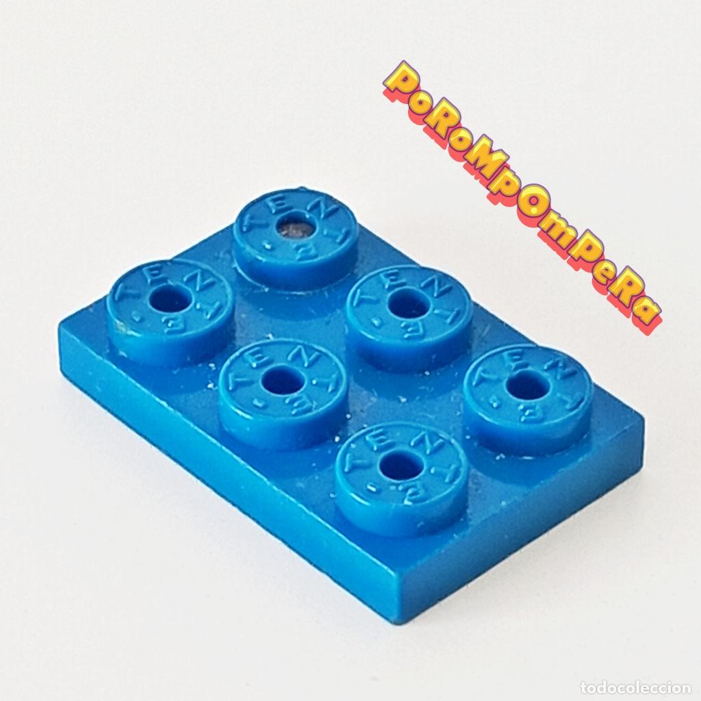 Juegos construcci&oacute;n - Tente: TENTE Placa rectangurar 2x3 azul EXIN