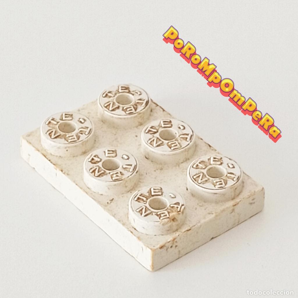 Juegos construcci&oacute;n - Tente: TENTE Placa rectangular 2x3 blanca EXIN