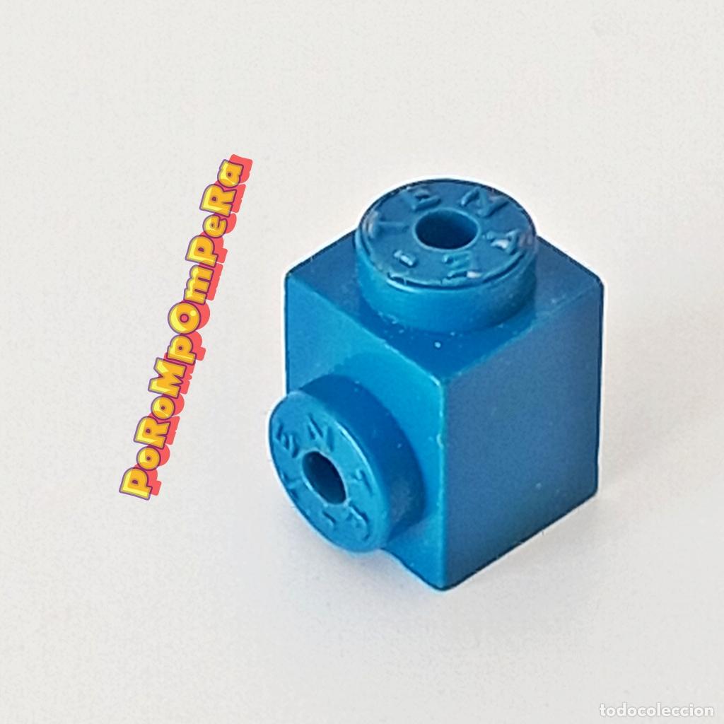 Juegos construcci&oacute;n - Tente: TENTE J&aacute;cena cuadrada 1x1 azul ladrillo pieza EXIN