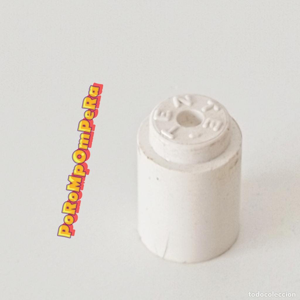 Juegos construcci&oacute;n - Tente: TENTE Cilindro liso 1x1 blanco pieza EXIN