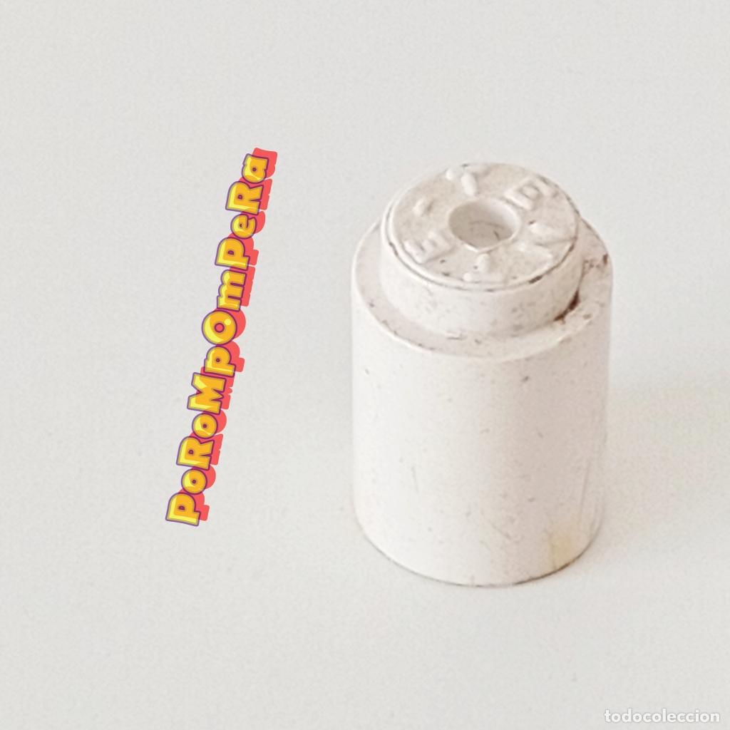 Juegos construcci&oacute;n - Tente: TENTE Cilindro liso 1x1 blanco pieza EXIN