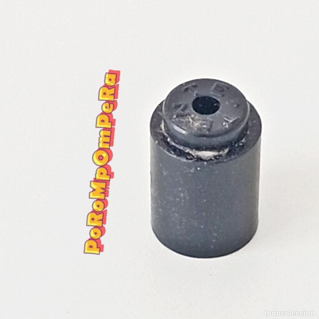 Juegos construcci&oacute;n - Tente: TENTE Cilindro liso 1x1 negro pieza EXIN