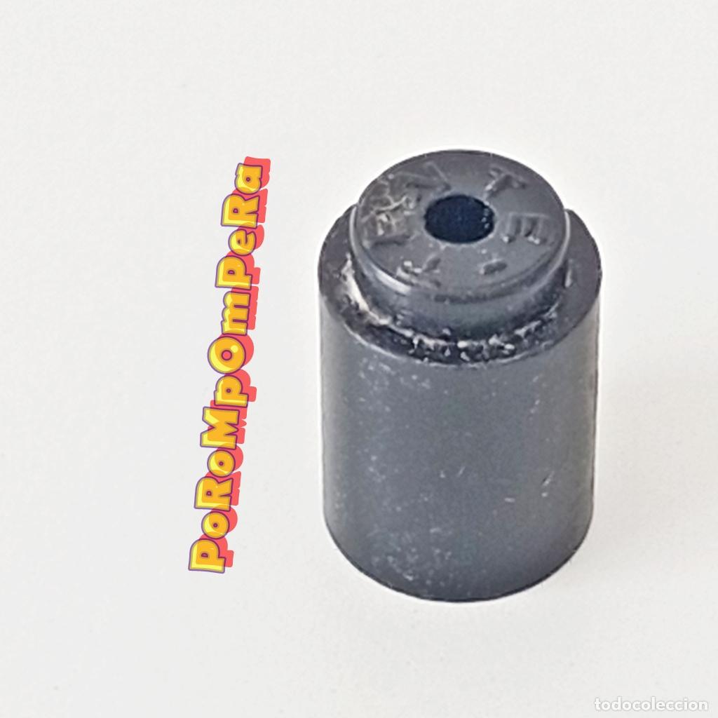 Juegos construcci&oacute;n - Tente: TENTE Cilindro liso 1x1 negro pieza EXIN