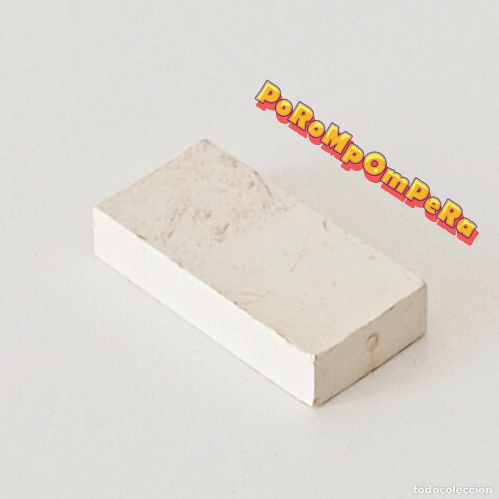 Juegos construcci&oacute;n - Tente: TENTE Baldosa rectangular lisa 1x2 blanca pieza 2x1 EXIN