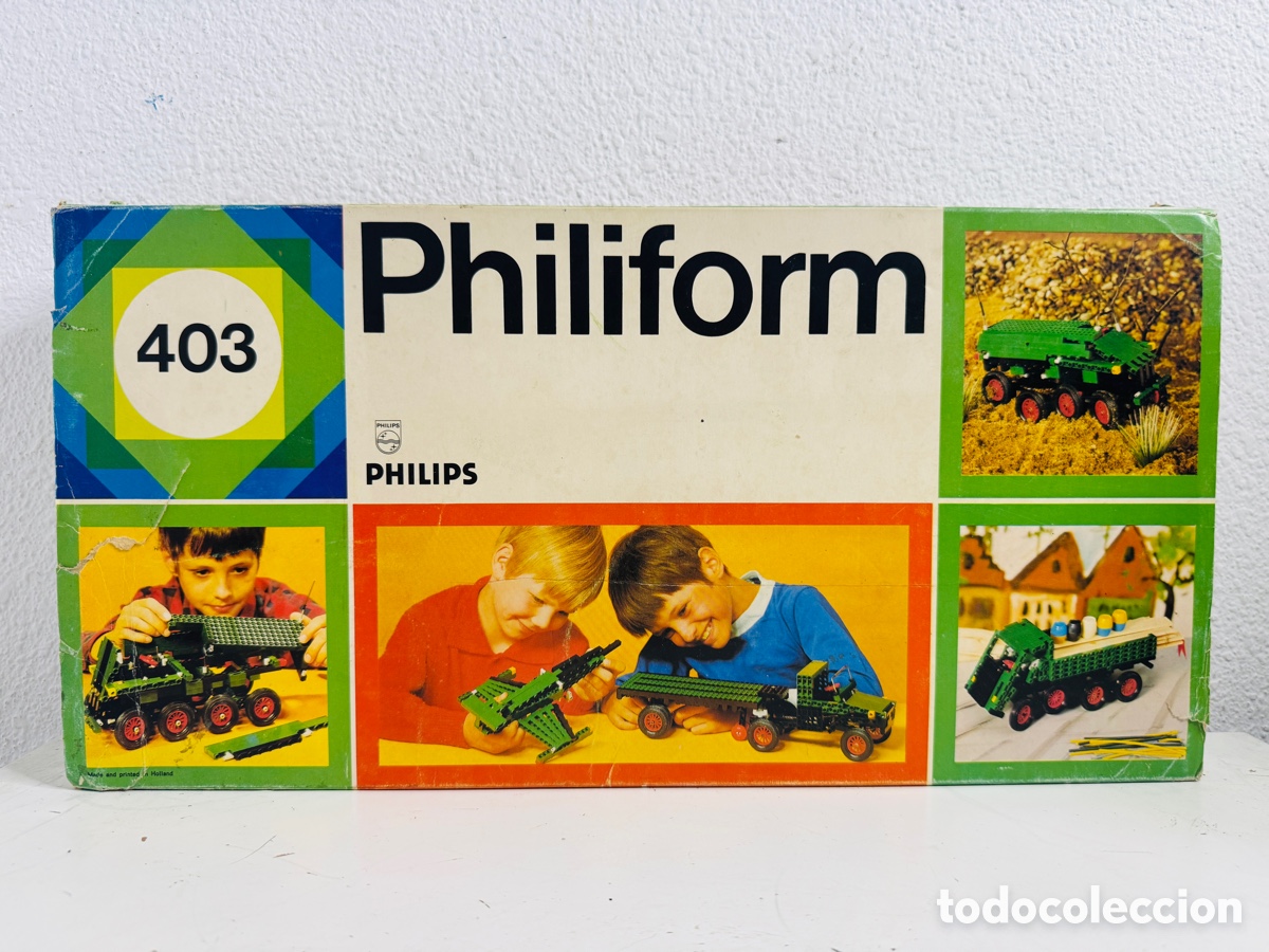 Juegos construcci&oacute;n - Tente: Philips Philiform 403 Juguete Construcci&oacute;n 1970s Tipo Tente Lego