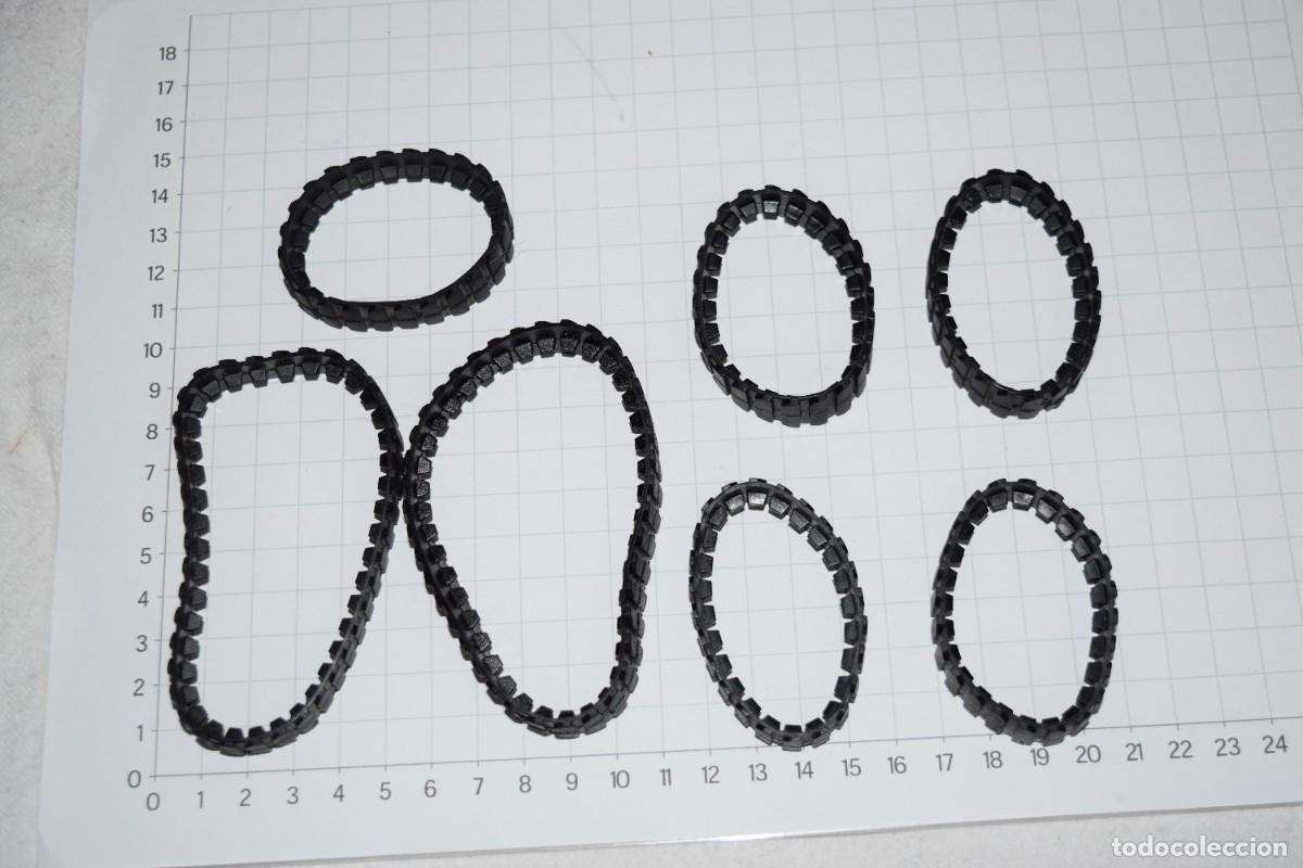 Juegos construcci&oacute;n - Tente: TENTE lote de ORUGAS, CADENAS GOMA... - Original, antiguo EXIN, BORR&Aacute;S, otros... - &iexcl;Mira fotos!