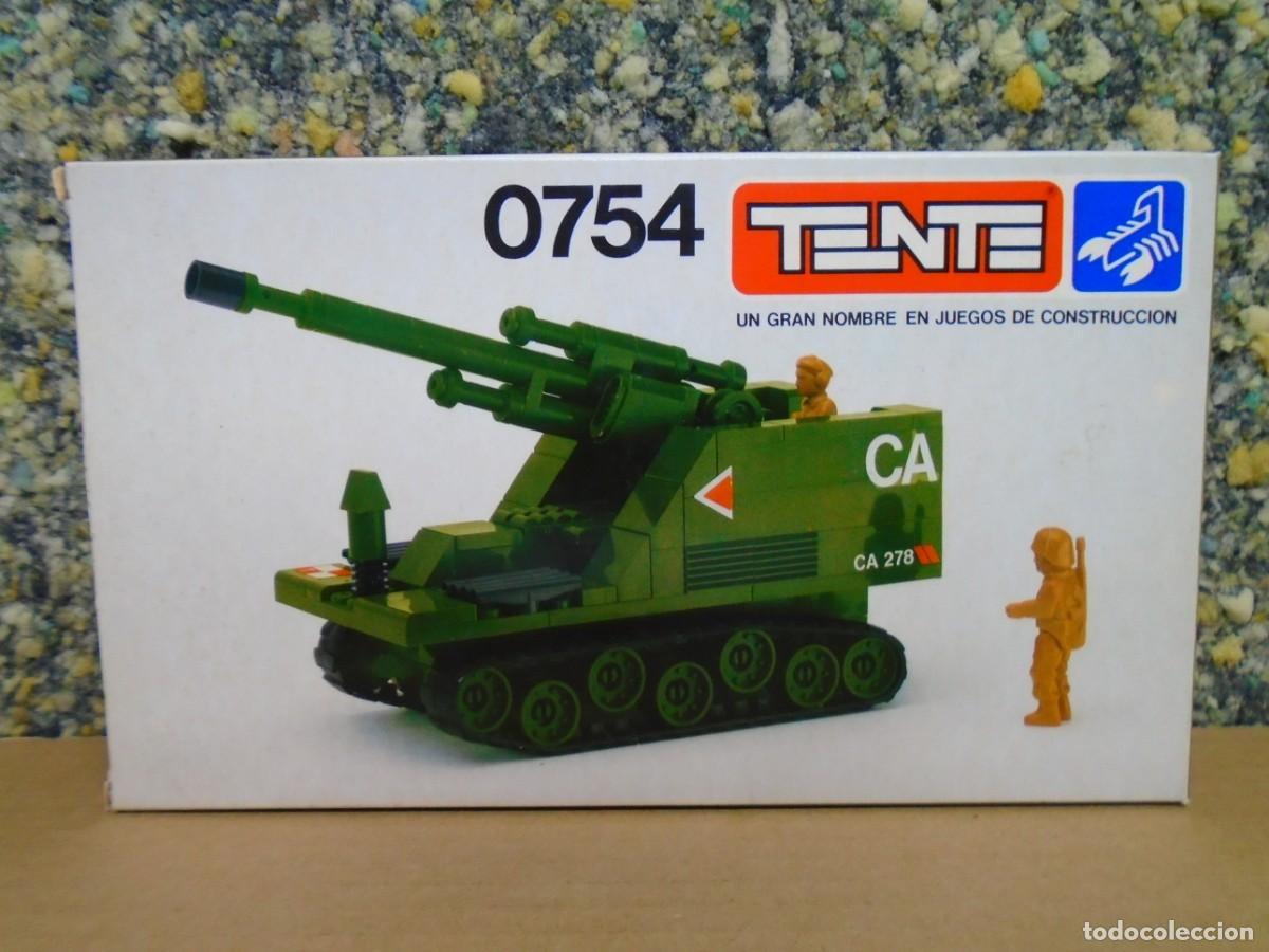 Juegos construcci&oacute;n - Tente: TENTE.CA&Ntilde;ON AUTOPROPULSADO.REF.0754.NUEVO,CAJA,PAPELES,COMPLETO.EXIN-LINES BROS.