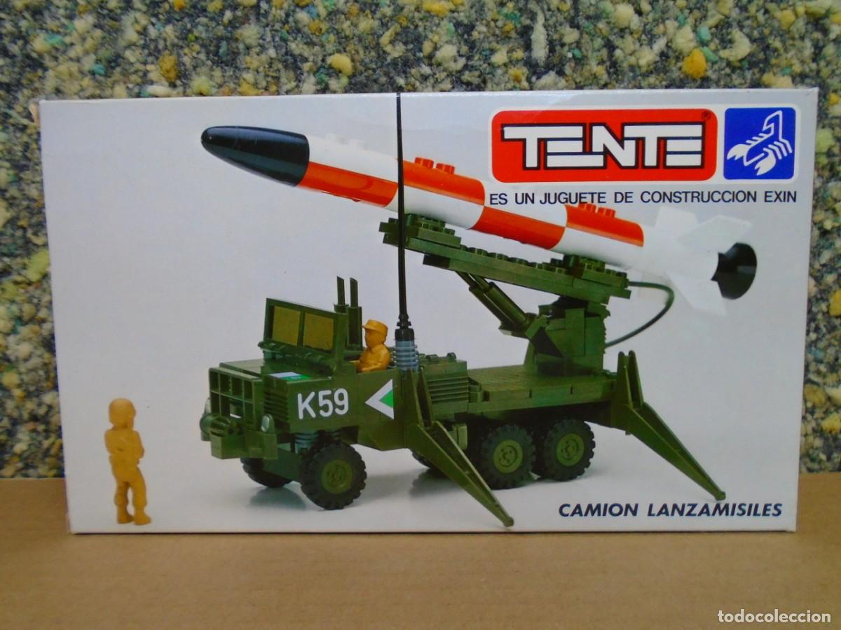 Juegos construcci&oacute;n - Tente: TENTE.CAMION LANZAMISILES.REF.0753.NUEVO,CAJA,PAPELES,COMPLETO.EXIN-LINES BROS.