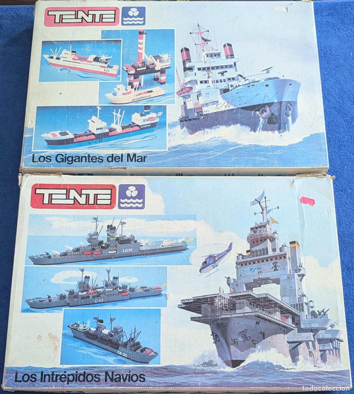 Juegos construcci&oacute;n - Tente: Los gigantes del mar - Los intr&eacute;pidos nav&iacute;os - Tente Mar - TENTE (1978)