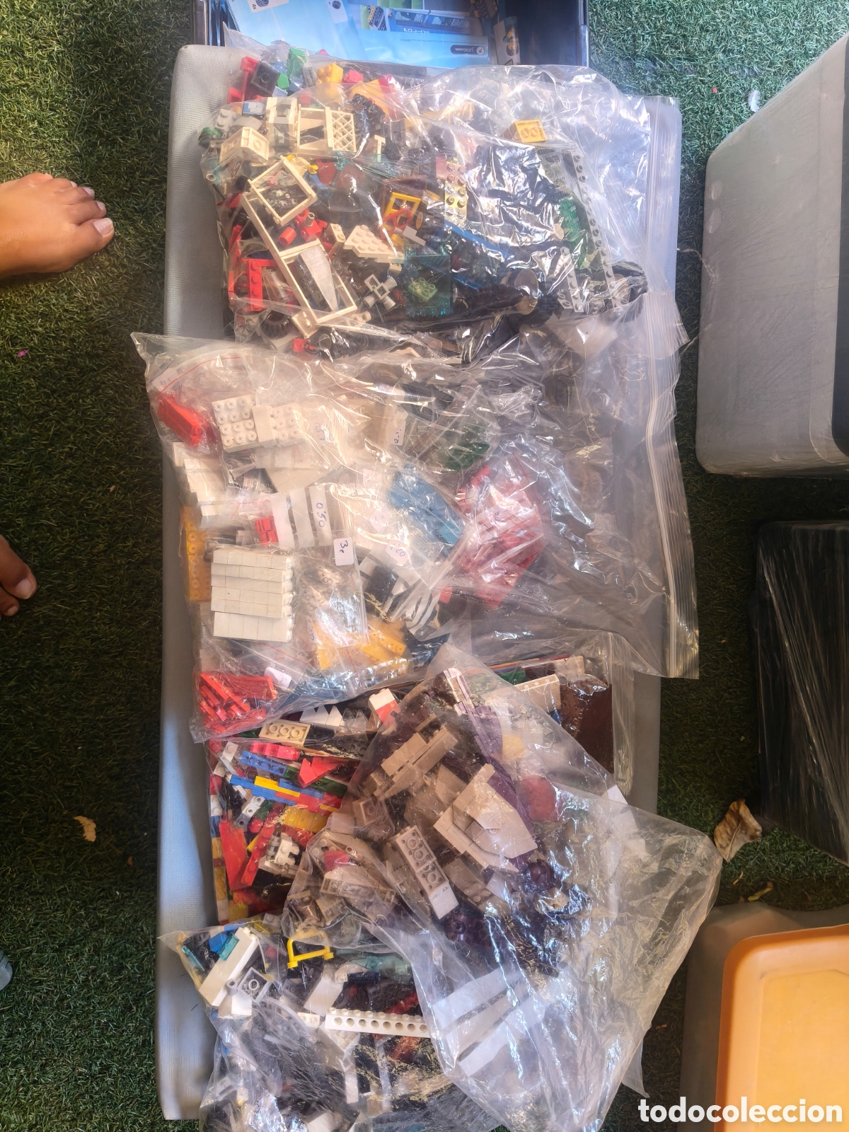 Juegos construcci&oacute;n - Tente: Lote de Bolsas de piezas Tente,lego y similares