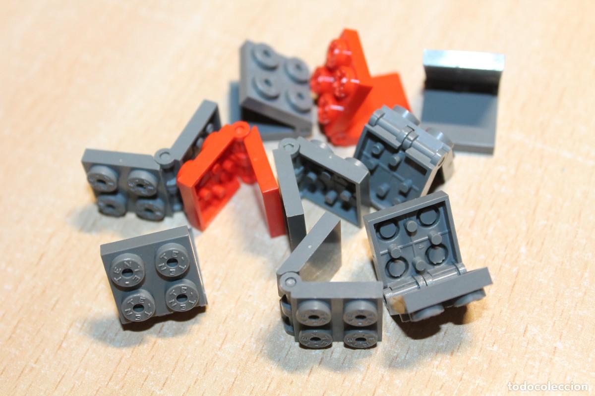 Juegos construcci&oacute;n - Tente: CONSTRUCCIONES TENTE. 10 PIEZAS IGUALES (bisagras). COLORES ROJO Y GRIS. PERFECTAS. Leer descripci&oacute;n
