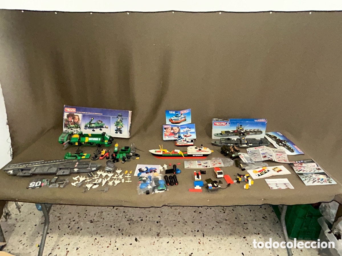Construction games - Tente: ESPECTACULAR LOTE DE TENTE , SATURNO 6 0740, HOVERCRAFT 0616, PORTA AVIONES 0701,EXIN *VER FOTOS*