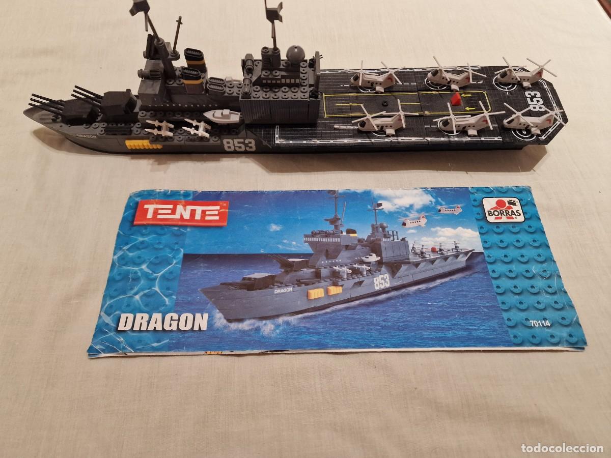 Juegos construcci&oacute;n - Tente: Lote 2864. Tente, Porta helic&oacute;pteros Drag&oacute;n 853. Completo con instrucciones de montaje