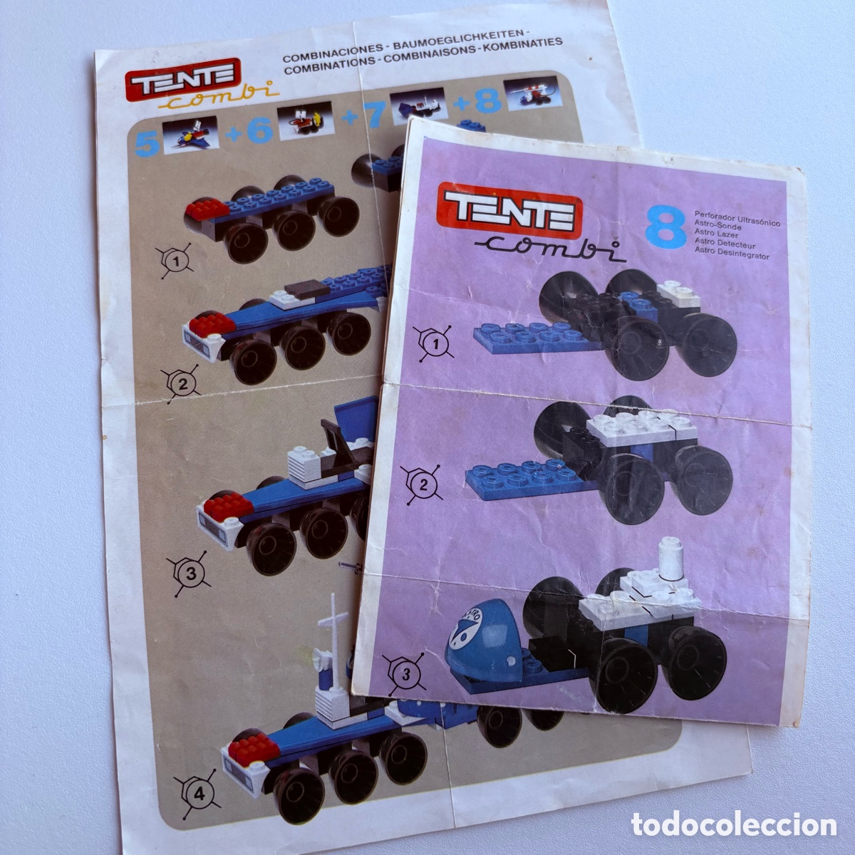 Juegos construcci&oacute;n - Tente: Lote manual de instrucciones de montaje tente combi 8 perforador ultras&oacute;nico