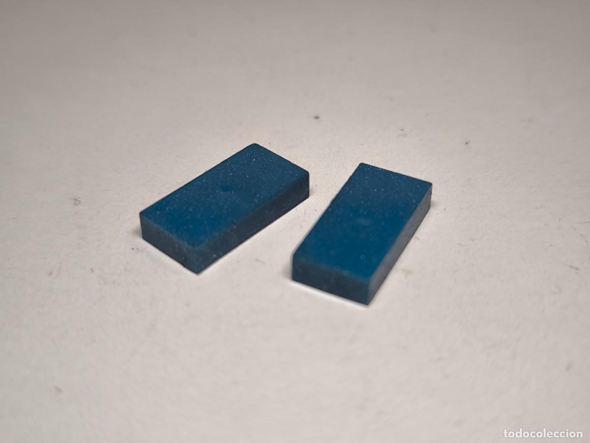 Juegos construcci&oacute;n - Tente: azul titanium baldosa 2x1 - tente (2 unidades)