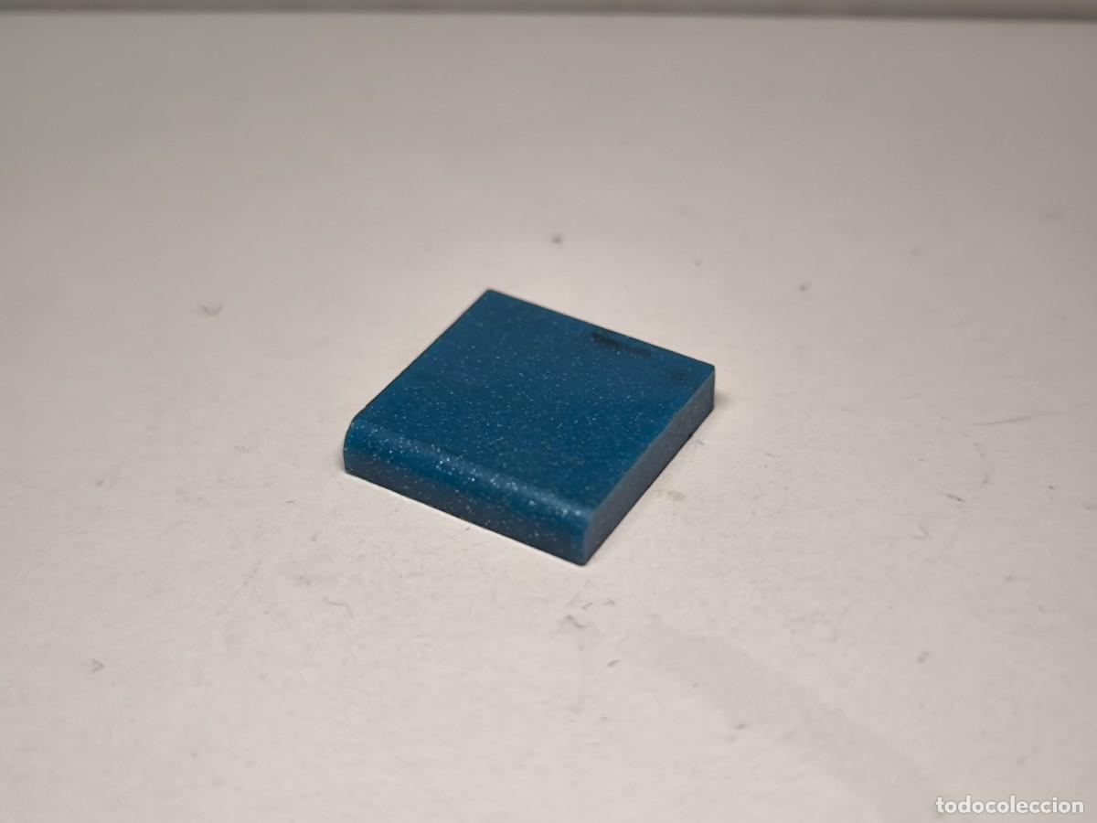 Juegos construcci&oacute;n - Tente: Azul titanium baldosa 2x2 redondeada - tente (1 unidad)