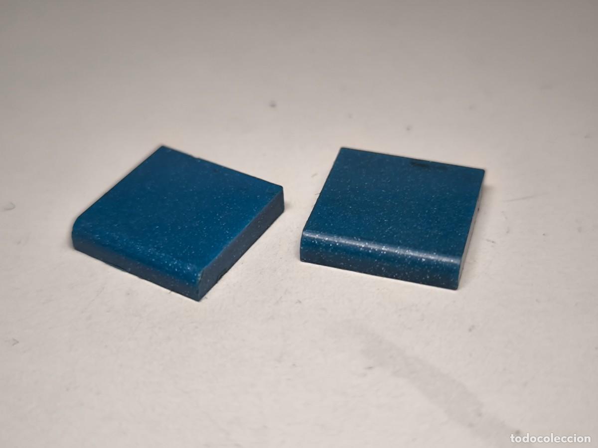 Juegos construcci&oacute;n - Tente: Azul titanium baldosa 2x2 redondeada - tente (2 unidades)