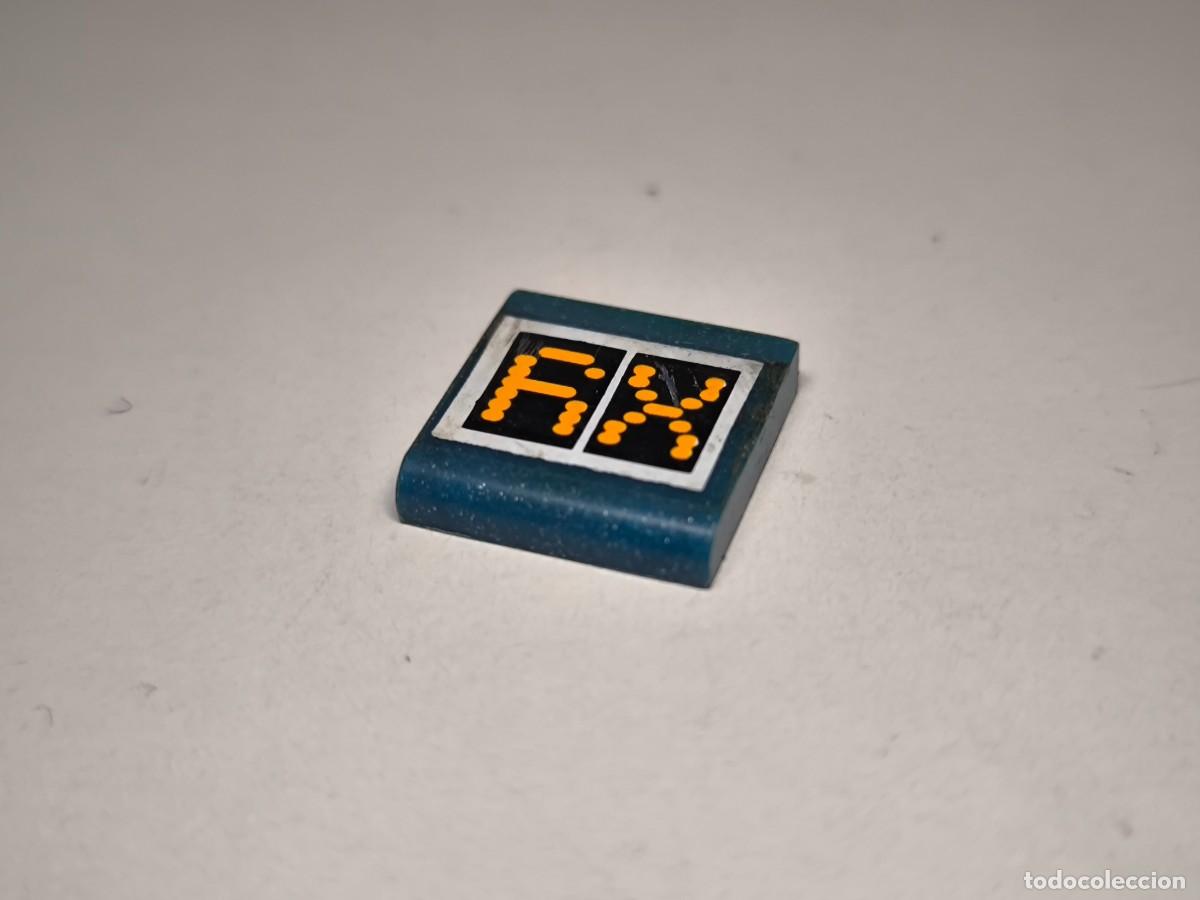 Juegos construcci&oacute;n - Tente: Azul titanium baldosa 2x2 redondeada pegatina - tente (1 unidad)