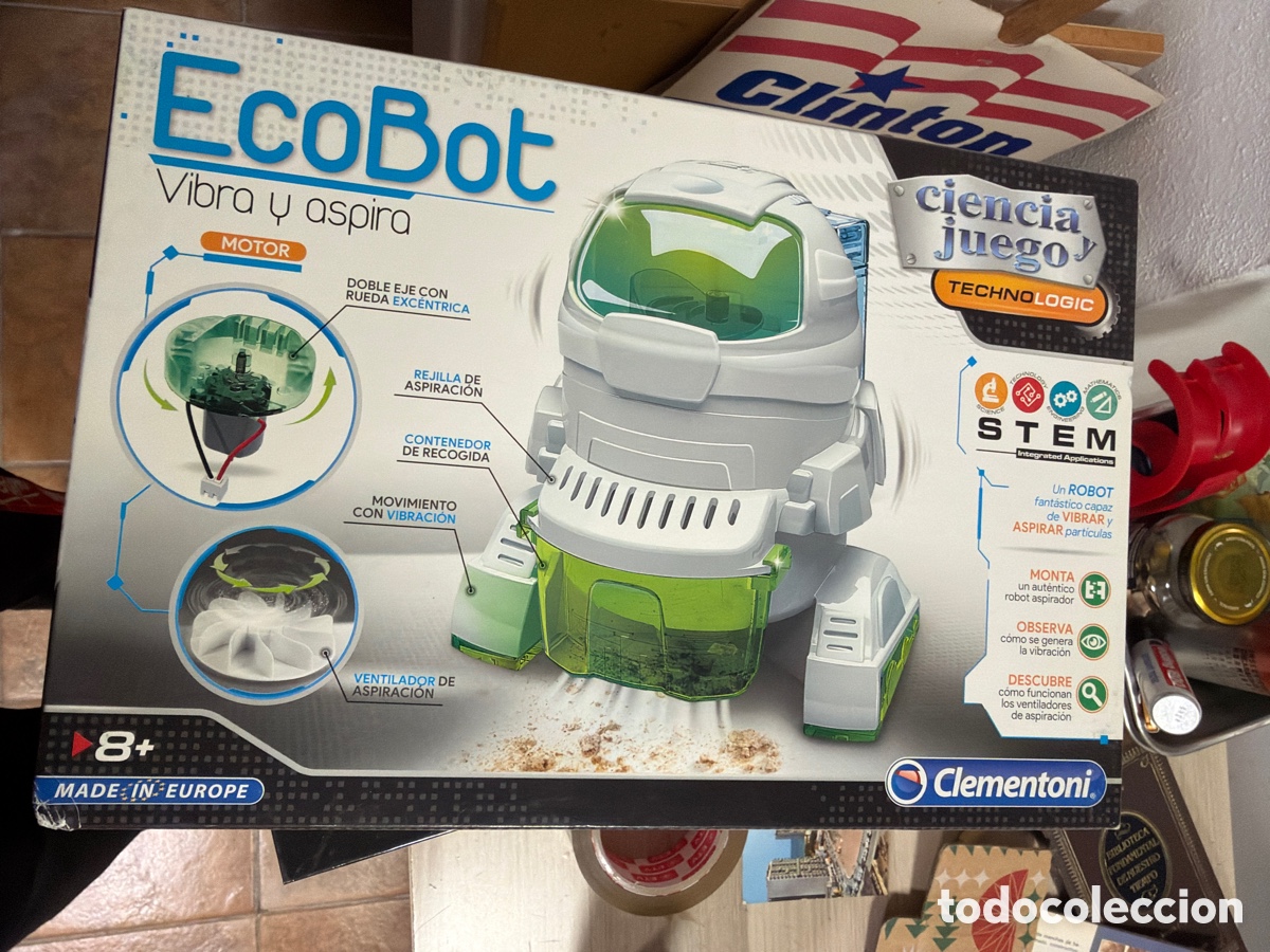 Juegos construcci&oacute;n - Tente: Clementoni ecobot vibra y aspira