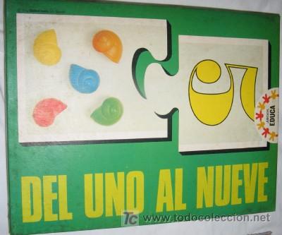 Juegos educativos: DEL UNO AL NUEVE DE EDUCA - Foto 1