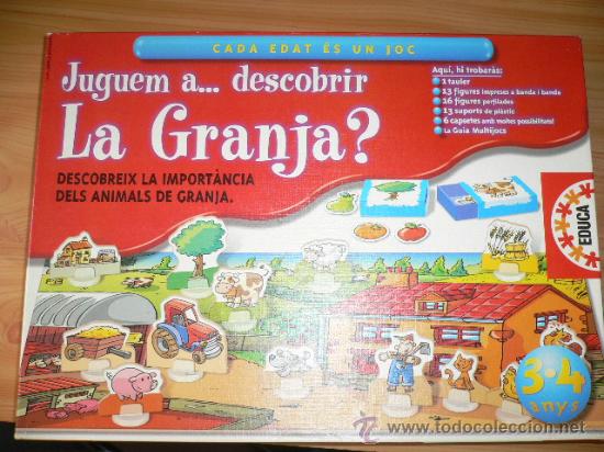 Juegos educativos: JUGUEM A DESCOBRIR LA GRANJA  EN CATALAN DE EDUCA - Foto 1