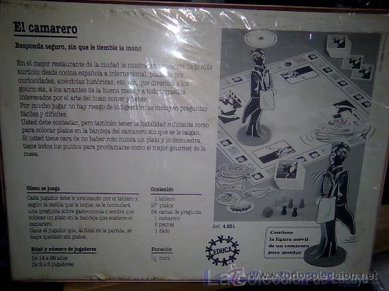 Juegos educativos: CAMARERO DE EDUCA NUEVO - Foto 2