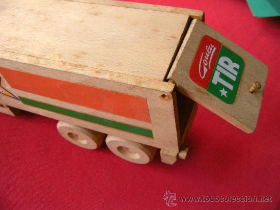 Juegos educativos: CAMI&Oacute;N DE MADERA CON REMOLQUE - Foto 3