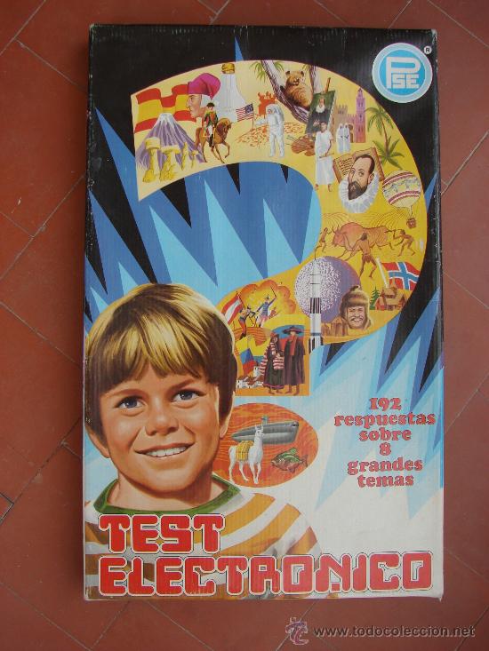 Juegos educativos: TEST ELECTR&Oacute;NICO PSE A&Ntilde;OS 70 - Foto 1