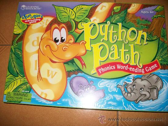Juegos educativos: PYTHON PATH - PHONICS WORD-ENDING GAME - LEARNING RESOURCES - PRECINTADO - Foto 1