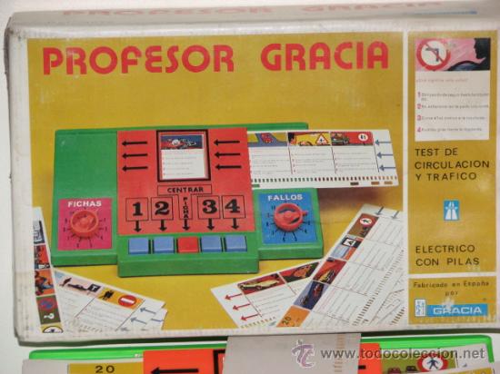Juegos educativos: PROFESOR GRACIA - TEST DE CIRCULACI&Oacute;N Y TR&Aacute;FICO - Foto 1