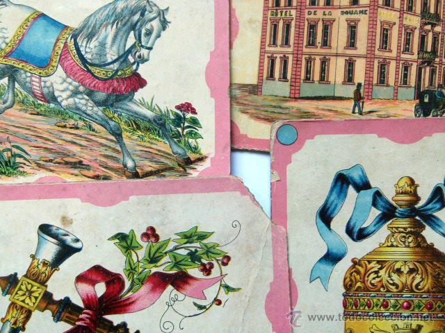 Juegos educativos: 4 antiguas l&aacute;minas de juego - Foto 2