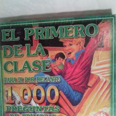 Juegos educativos: JUEGO EL PRIMERO DE LA CLASE- 1.000 PREGUNTAS DE FALOMIR JUEGOS.