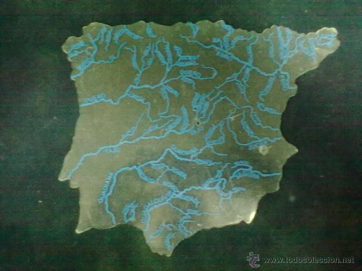 Juegos educativos: PLANTILLA MAPA PLASTICO RIOS DE ESPA&Ntilde;A. - Foto 1
