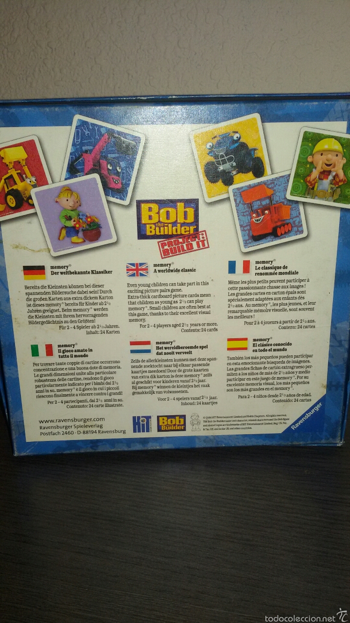 Juegos educativos: Memory Bob the Builder #2106 - Foto 3