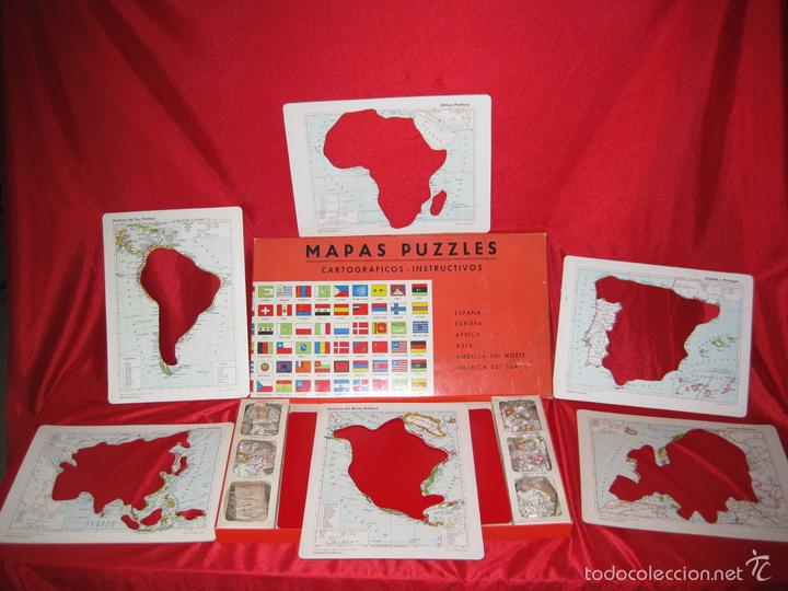 Juegos educativos: MAPAS CARTOGRAFICOS PUZLE - Foto 1