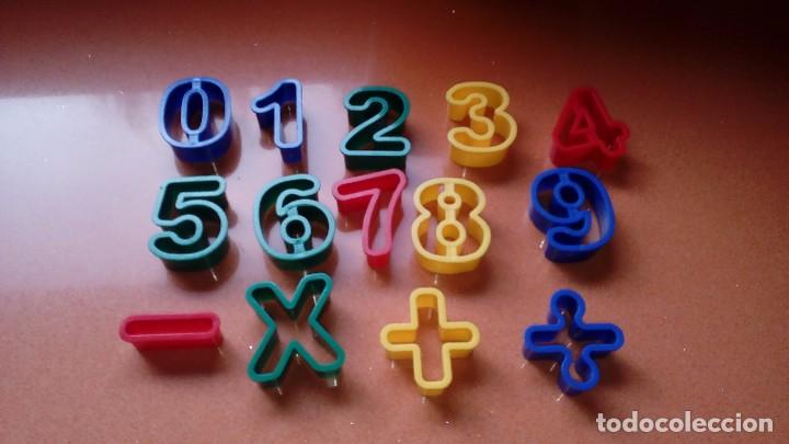 Jeux &eacute;ducatifs: N&uacute;meros para plastilina