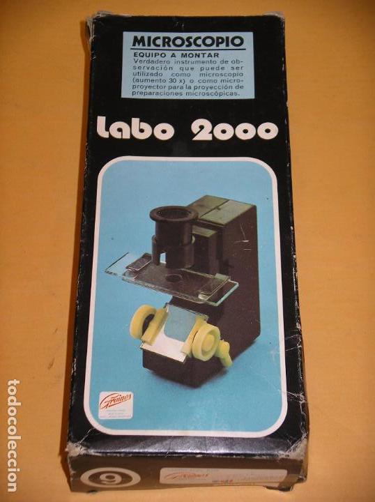 Juegos educativos: Labo 2000, Microscopio, ed. Graines, a&ntilde;os 70, ercom - Foto 2