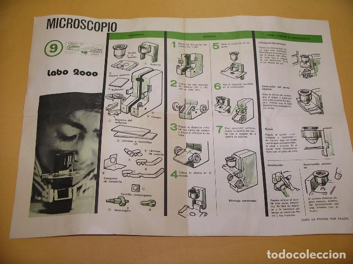 Juegos educativos: Labo 2000, Microscopio, ed. Graines, a&ntilde;os 70, ercom - Foto 6