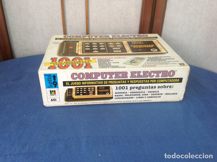 Juegos educativos: COMPUTER ELECTRO DE DISET      MODELO 1 - Foto 8