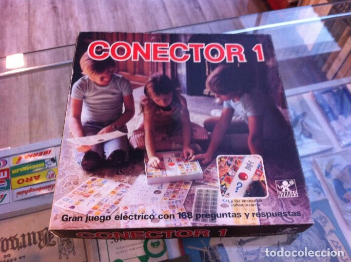 Juegos educativos: CONECTOR 1. JUEGO EL&Eacute;CTRICO DE BORRAS. - Foto 1