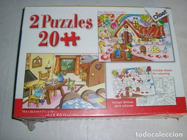 Juegos educativos: 2 PUZZLES 20 PIEZAS DISET - ARTICULO NUEVO - Foto 1
