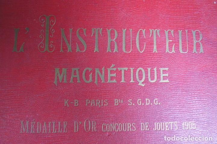 Juegos educativos: L´INSTRUCTEUR MAGNETIQUE - 1905 - JUEGO EDUCATIVO FRANCES MEDALLA DE ORO DE LA EPOCA - Foto 3 - 140654438