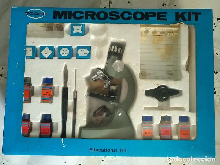 Juegos educativos: MICROSCOPE KIT SCOPE - MICROSCOPIO EDUCATIVO A&Ntilde;OS 70 - Foto 2