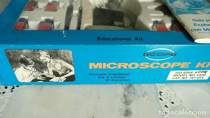 Juegos educativos: MICROSCOPE KIT SCOPE - MICROSCOPIO EDUCATIVO A&Ntilde;OS 70 - Foto 5
