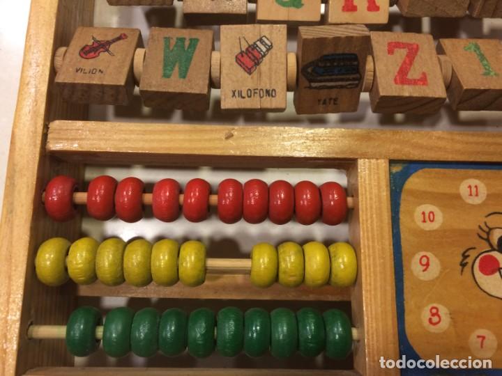 Juegos educativos: Aprende el abecedario - Madera - vintage - Foto 3