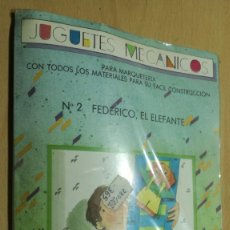 Juegos educativos: JUGUETES MECÁNICOS - SALTAVELLA - 2 FEDERICO EL ELEFANTE - ESCUELA - MANUALIDADES