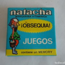 Juegos educativos: ANTIGUO JUEGO QUE OBSEQUIABAN CON LA MARCA NATACHA. CONTIENE UN MEMORY. --- 16