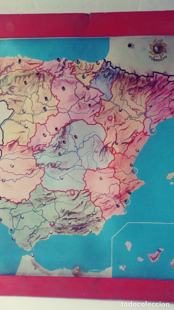 Juegos educativos: ANTIGUO MAPA ESPA&Ntilde;A JUEGO ELECTRONICO - Foto 2