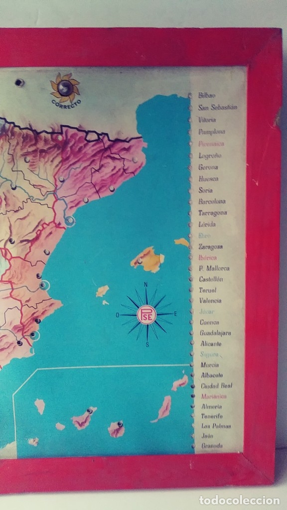 Juegos educativos: ANTIGUO MAPA ESPA&Ntilde;A JUEGO ELECTRONICO - Foto 3