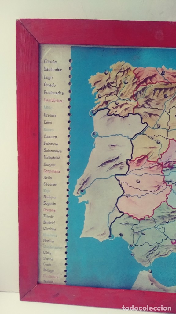 Juegos educativos: ANTIGUO MAPA ESPA&Ntilde;A JUEGO ELECTRONICO - Foto 4